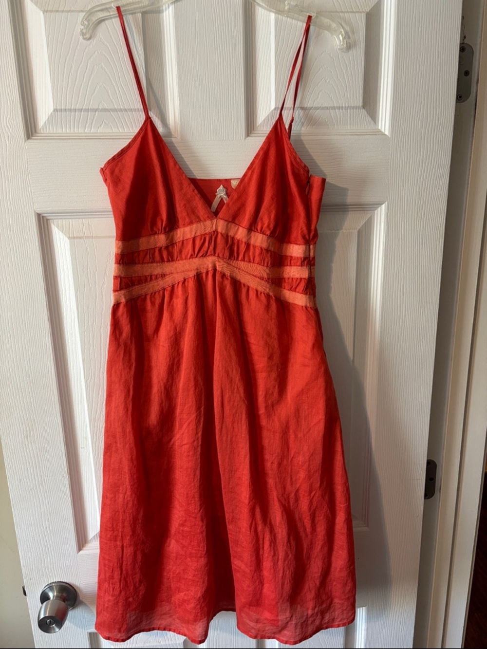 Maeve (Anthropologie) Spaghetti-Strap 100% cotton dress